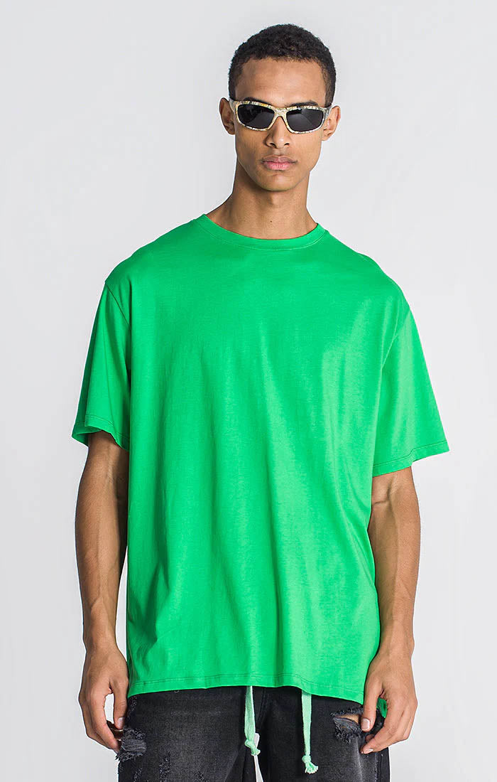 oversized T-Shirt Lotus grün