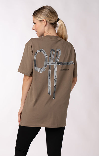 T-Shirt Tape Off olive
