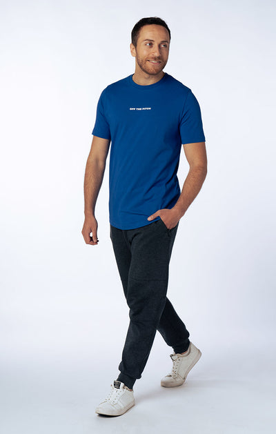 T-Shirt Duplicate Slim Fit Blau