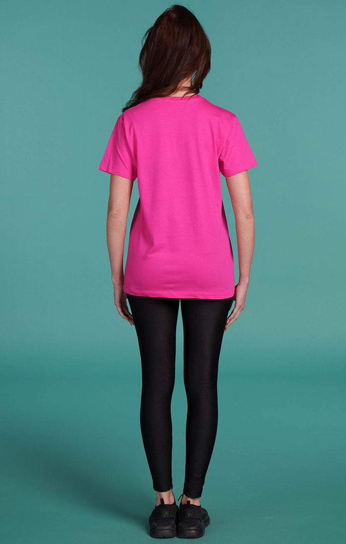 T-Shirt Not A Designer pink