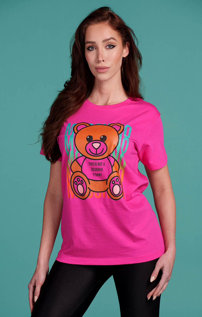 T-Shirt Not A Designer pink