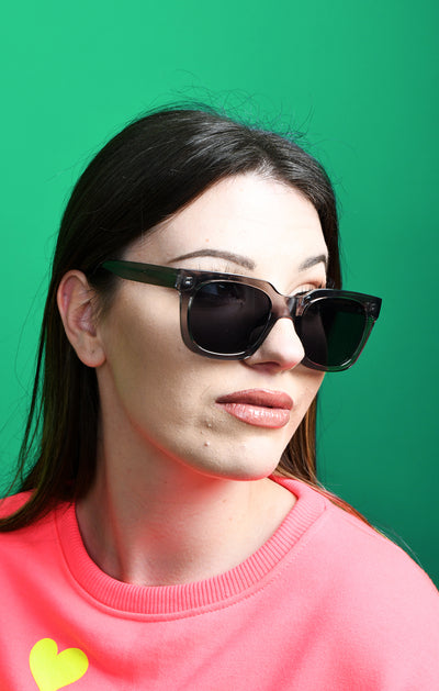 Sonnenbrille Nancy Grau Transparent