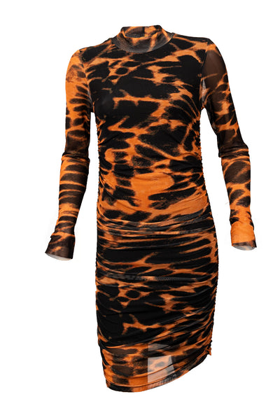 colourful-rebel-damen-kleid-orange-juda-animal-freisteller