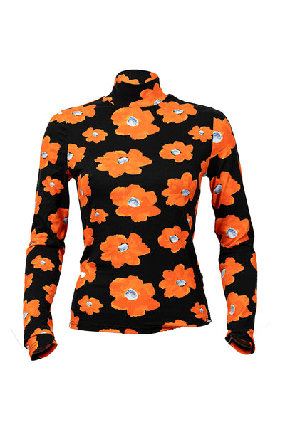 colourful-rebel-damen-shirt-orange-schwarz-flower-freisteller