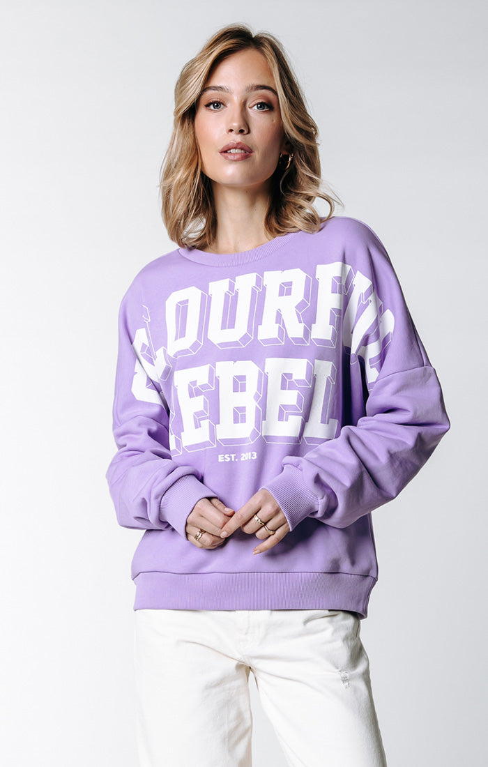 colourful-rebel-damen-sweater-flieder-brand-block-vorne