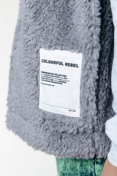 colourful-rebel-yoni-teddy-gilet-medium-grey-detail-2