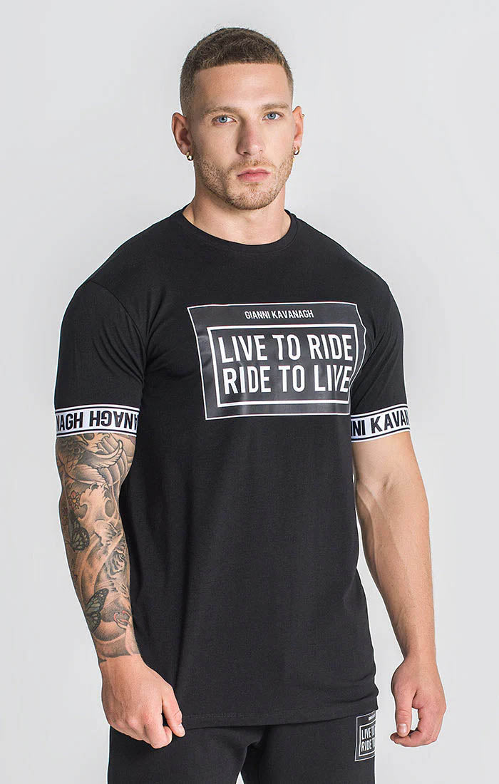 Herren T-Shirt Live To Ride