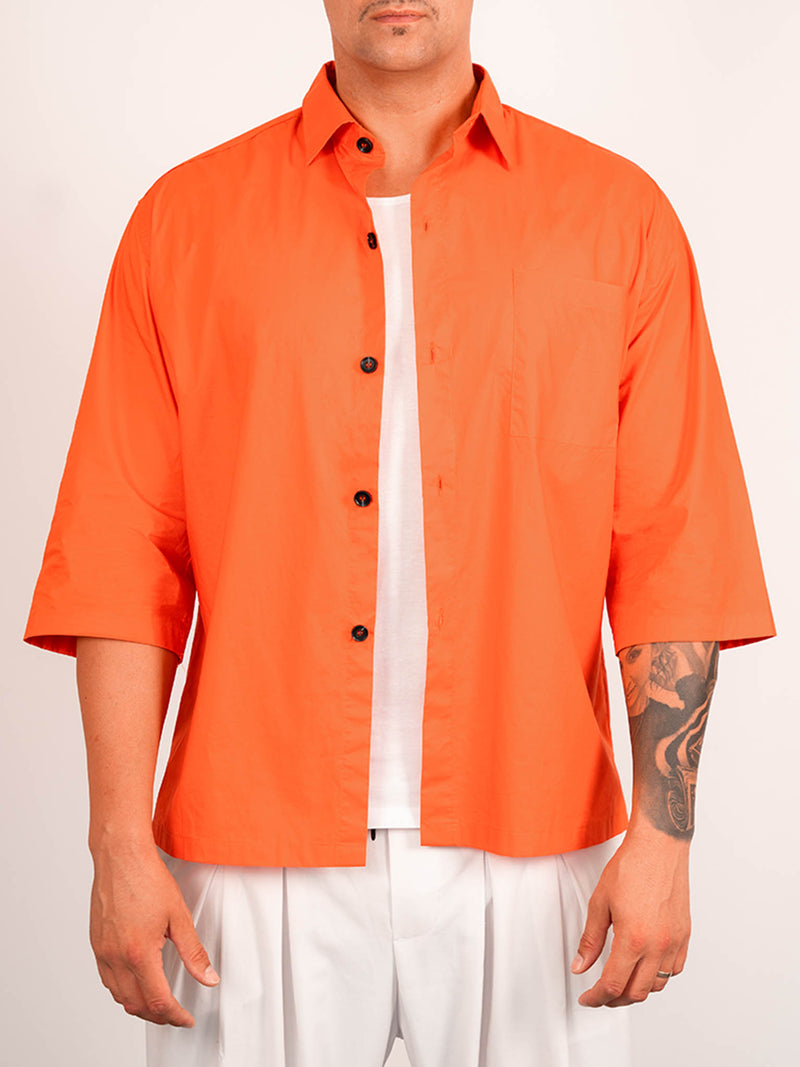 herren-sommerhemd-oversized-orange