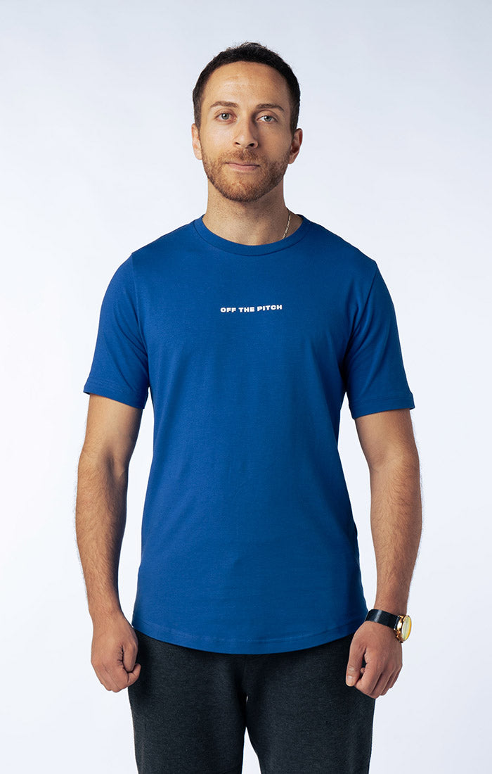 Herren T-Shirt Duplicate Slim Fit Blau