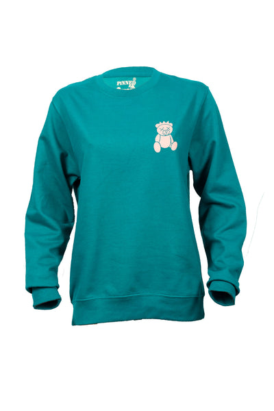 pinned-by-k-sweater-gruen-teddy-freisteller